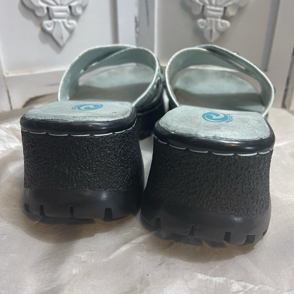 ROPER Aqua/light blue clog sandals - Picture 3 of 7